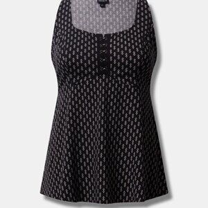 TORRID Fit And Flare Rayon Slub Sleeveless Top, size 4x